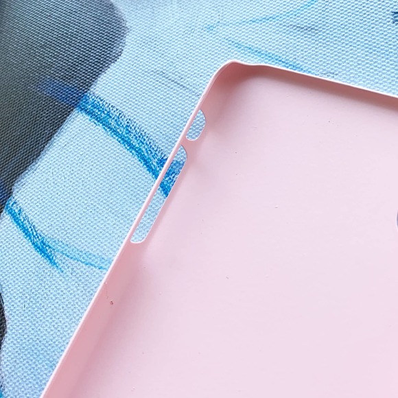 iPhone 6s Plus Case Black Hearts Plastic Cover NEW - Picture 4 of 5